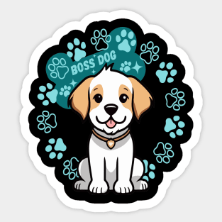 Boss Dog Sticker